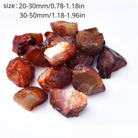 Natural Red Agate Raw Stone
