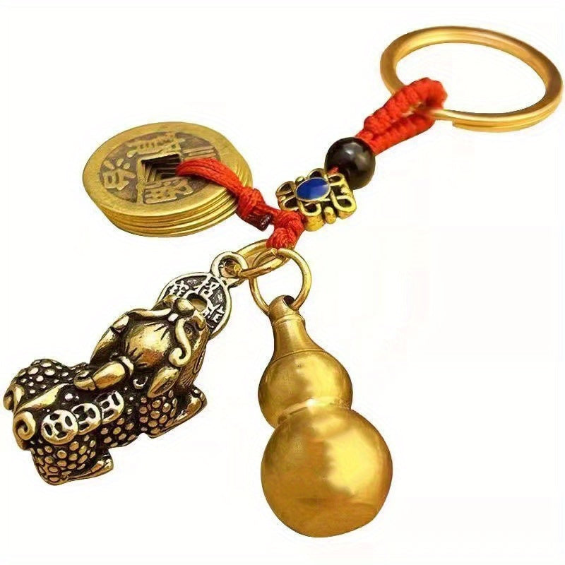 Pixiu Gourd Key Chain