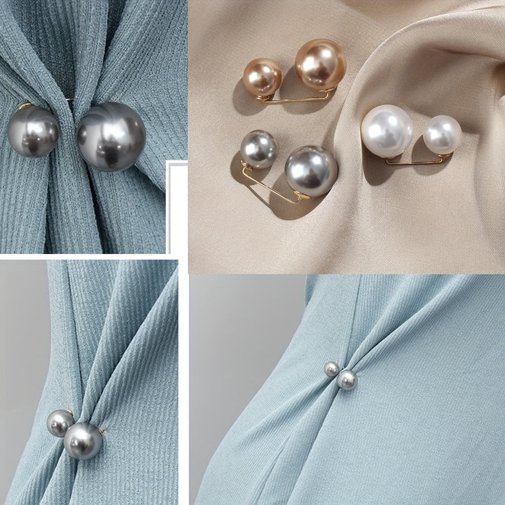 Pearl Waistband Brooch Set