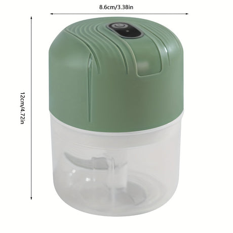 Electric Mini Garlic Mixer, Multifunctional Food Supplement Machine, Beat Garlic Chopped, Onion, Meat Crusher, Usb Charging