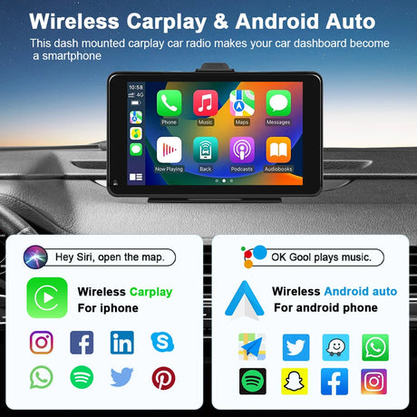 Portable Touch Screen Auto Car Multimedia Player - Picksentials