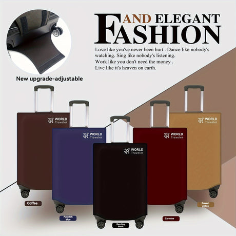 Solid Luggage Bag Cover