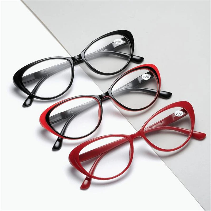 Spring Legs Cat Eye Reading Glasses - Picksentials