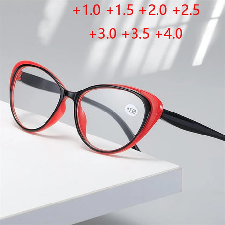 Spring Legs Cat Eye Reading Glasses - Picksentials