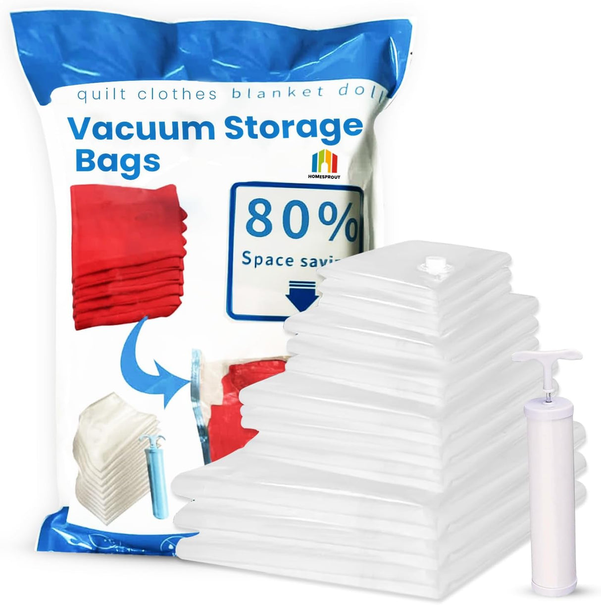 HomeSprout Vacuum Storage Bags