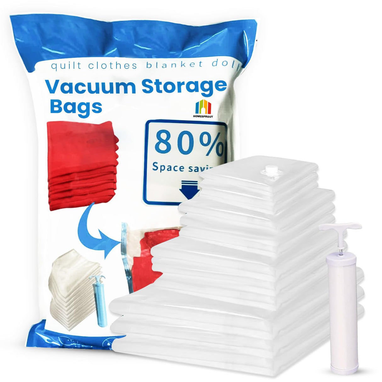 HomeSprout Vacuum Storage Bags