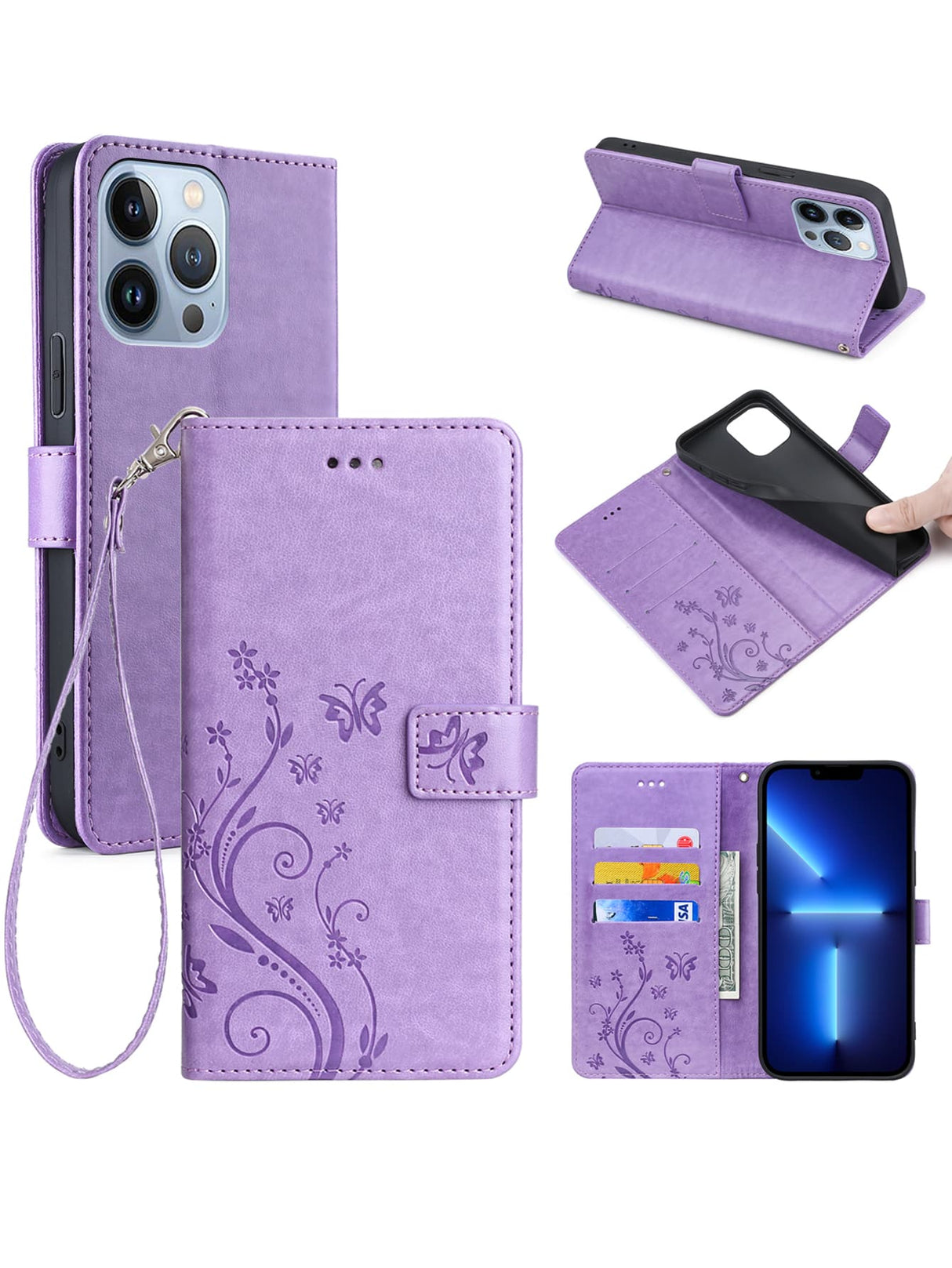 Embossed Butterfly Phone Case - Picksentials