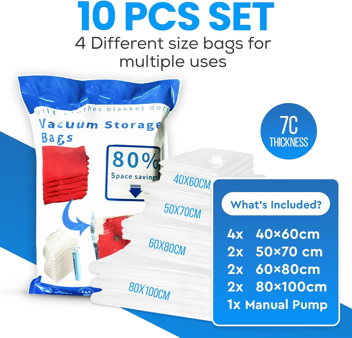 HomeSprout Vacuum Storage Bags