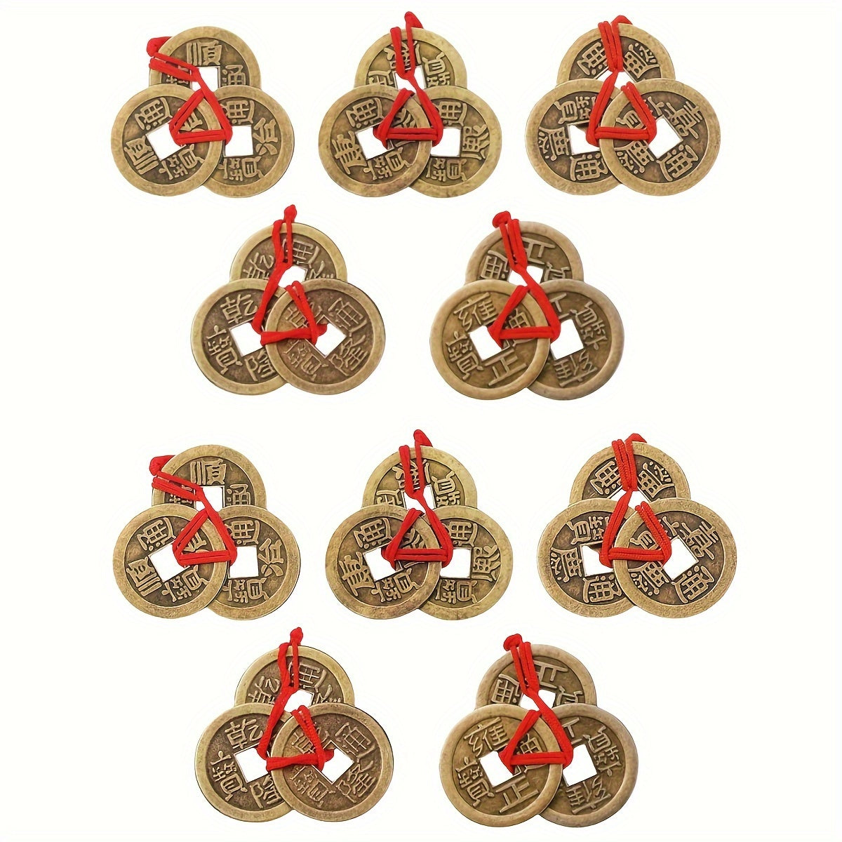 Fortune Coin Figurine Ornaments