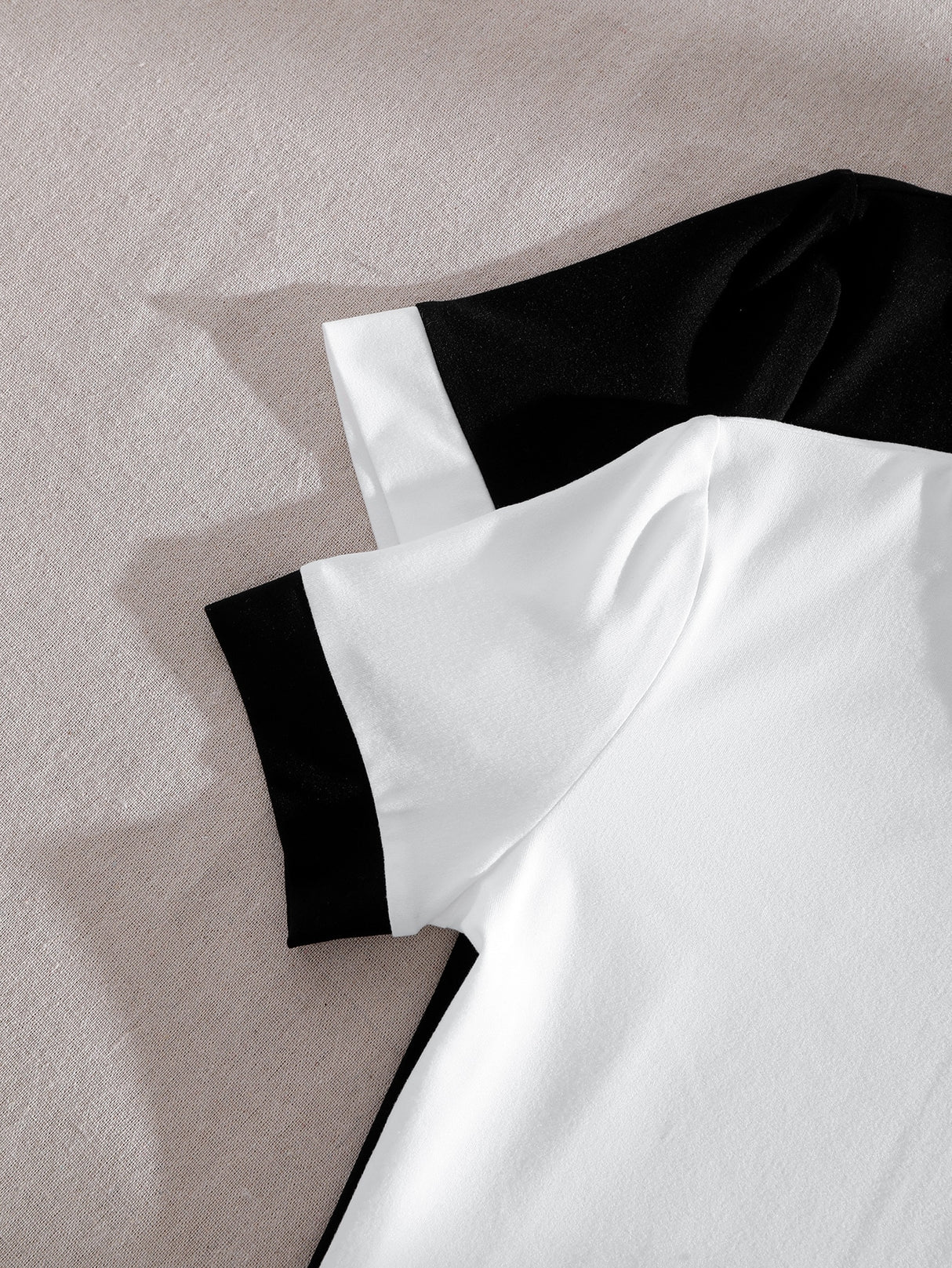 Contrast Binding Tee Set - Picksentials