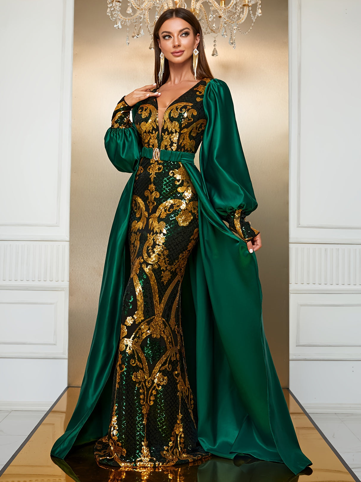 Sequin Decor Mermaid Dress