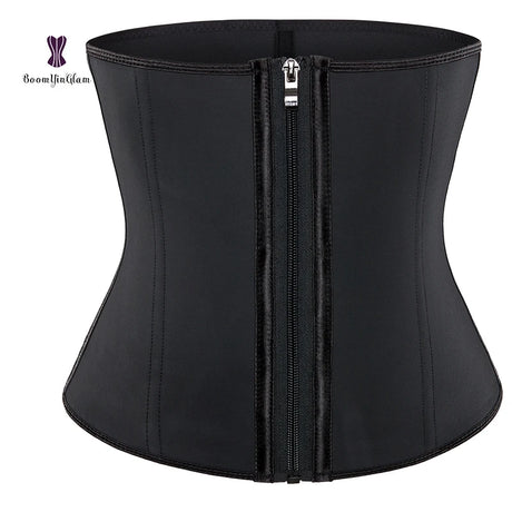 Shapewear for women corset latex waist trainer 7 steel bones plus size - Picksentials