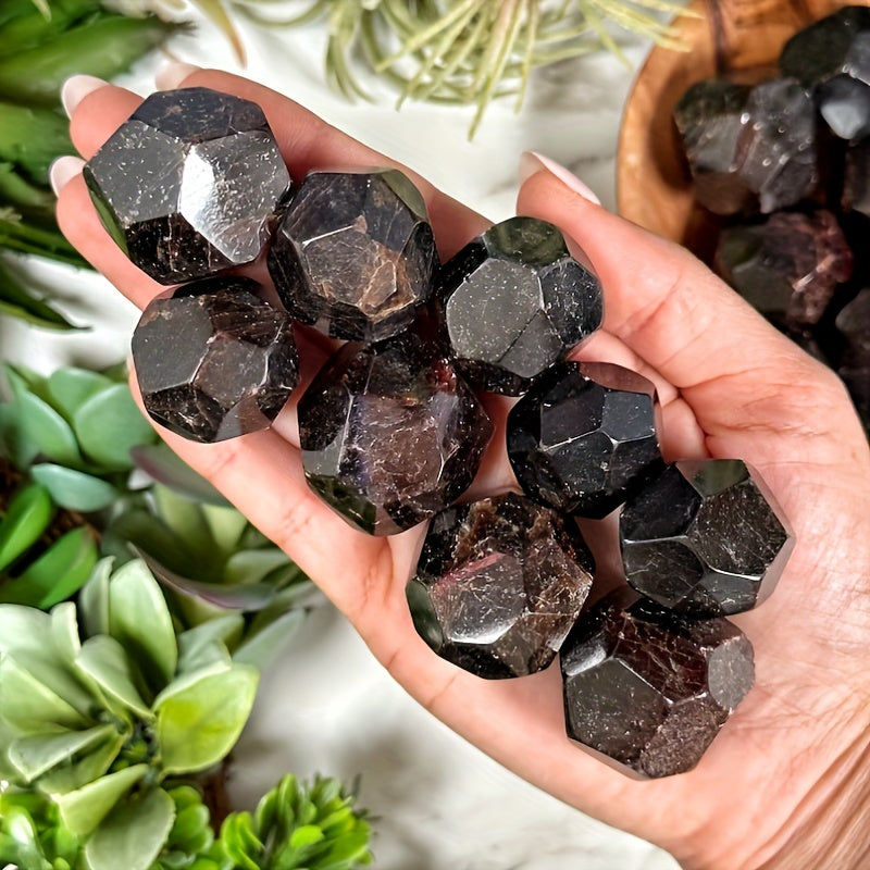 50g Natural Red Garnet Rough Stone Crystal Healing Gemstones