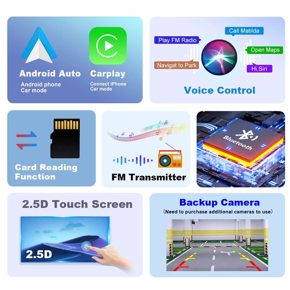 Portable Touch Screen Auto Car Multimedia Player - Picksentials