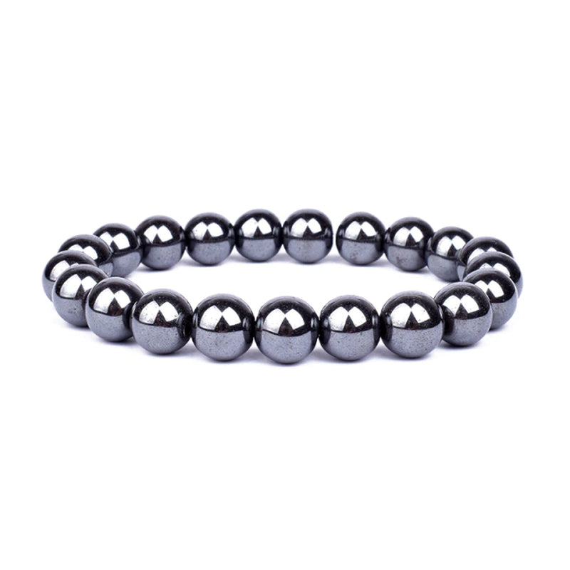 Magnetic Hematite Bracelets with Tiger Eye Stone Beads - Picksentials