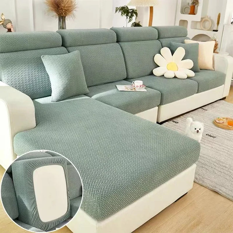 Jacquard Stretch Sofa Seat Covers - Picksentials
