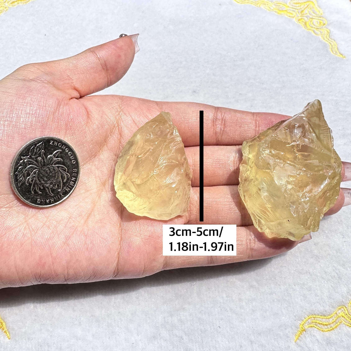 Nature Citrine Raw Stones