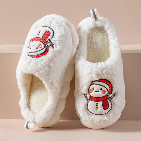 Cute Snowman Slippers - Cozy Comfort for Winter Nights - Picksentials