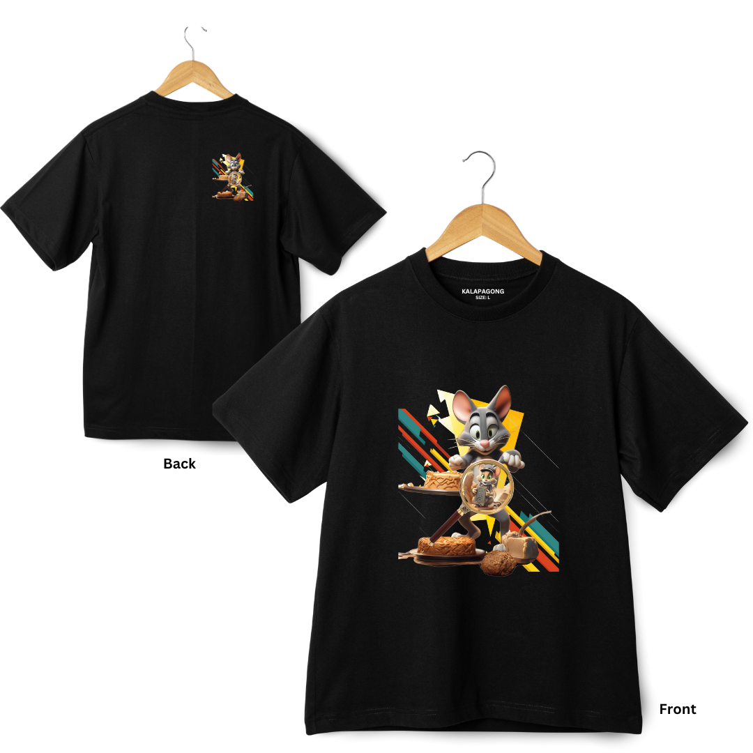 Cartoon Designed Oversize T-shirt