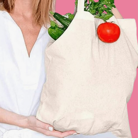 Cotton Canvas Tote Bag