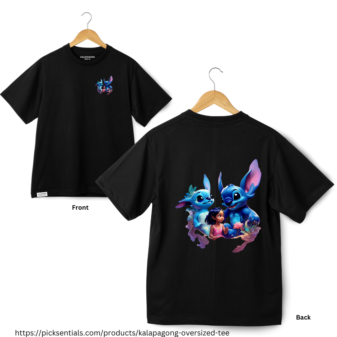 Cartoon Designed Oversize T-shirt