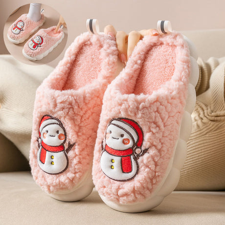 Cute Snowman Slippers - Cozy Comfort for Winter Nights - Picksentials