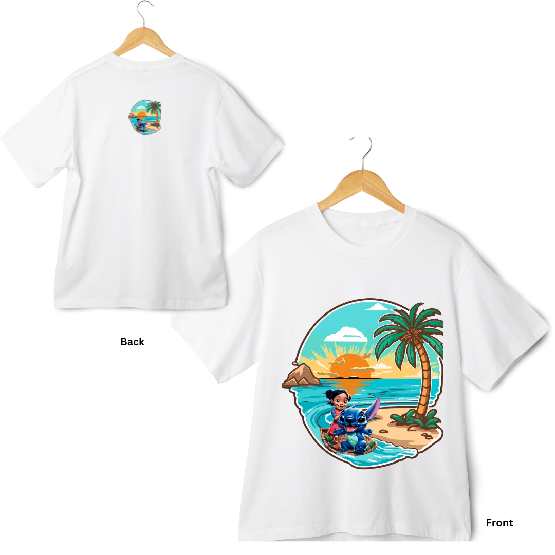 Cartoon Designed Oversize T-shirt