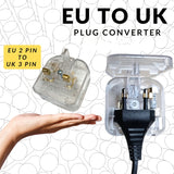 EU to UK Plug Converter