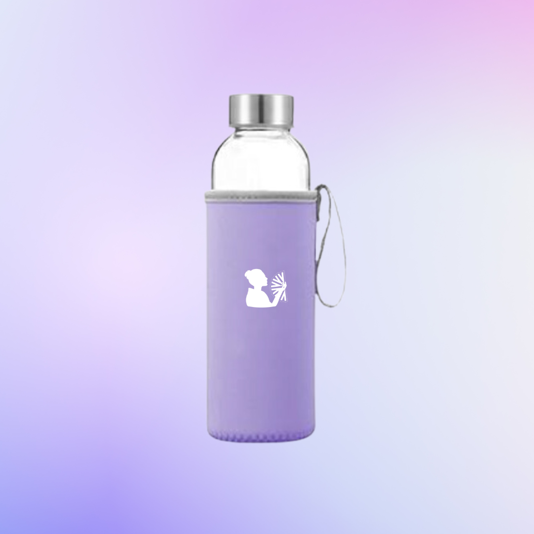 Thriving Filipina Glass Water Bottle