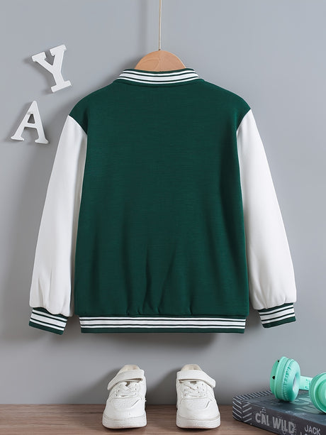 Color Block Varsity Jacket