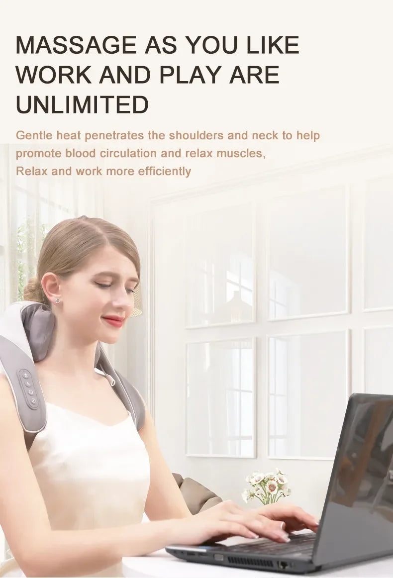 Electric Shiatsu Massager: Relax Anywhere