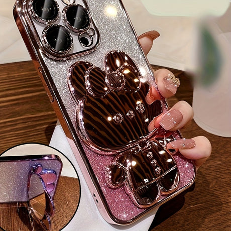 Deluxe iPhone Case with Bunny Holder