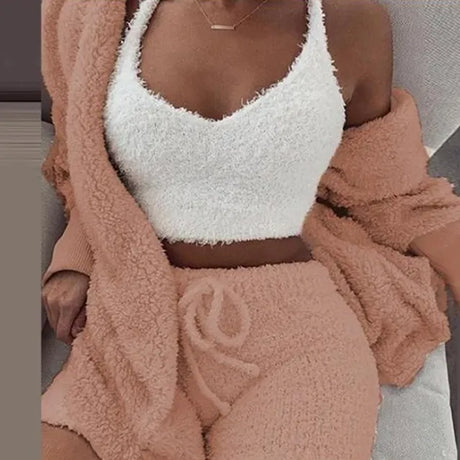 Cozy 3-Piece Winter Pajama Set - Picksentials