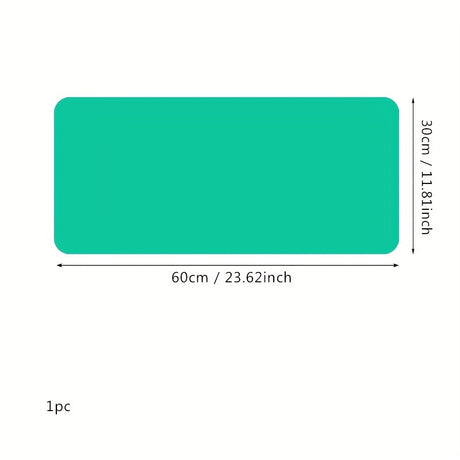 Double-sided Two-color PVC Leather Mouse Pad, Medium Office Computer Desk Pad, Leather Mouse Pad, Table Heat Insulation Pad, Non-slip Pad, 30.0*59.99cm