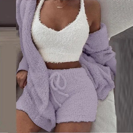 Cozy 3-Piece Winter Pajama Set - Picksentials