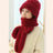 Winter Warm Hat & Scarf Thickened Hooded - Picksentials