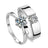 Couple Adjustable Rings Set S925 - Picksentials