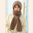 Winter Warm Hat & Scarf Thickened Hooded - Picksentials